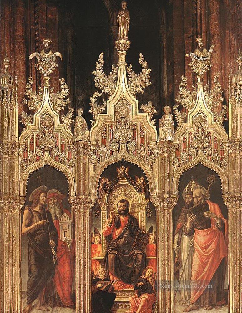Triptychon Of St Mark 1474 Bartolomeo Vivarini Ölgemälde